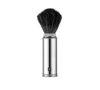 ZWILLING Travel Shaving Brush with Synthetic Hair for Travel, Vegan, Extra Easy Care and Soft Bristles, Silver