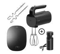 ZWILLING XTEND Cordless Hand Mixer Bundle with Digital Kitchen Scale, 4-pcs., Black