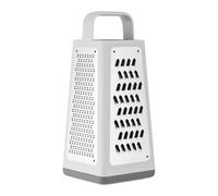 ZWILLING Z-Cut Box Grater for Kitchen, Two-Way Grating Technology, Collecting Tray, Stainless Steel Blade, Dishwasher-Safe, Grey