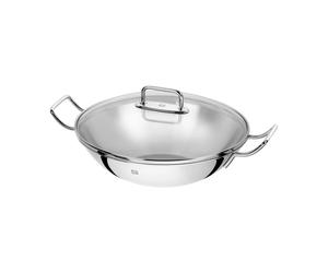 Zwilling Zwilling Plus wok pan glass lid Ø32 cm Stainless steel