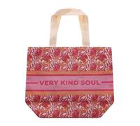 Zwillingsherz Women's Tote Bag - Large Fabric Bag with Button & Inner Pockets - Shopping Bag, Tote Bag, Shoulder Bag, Beach Bag - Stylish, Practical & Robust for Everyday, Leisure and Holidays, Very