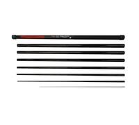 ZWIM - 8M TAKE APART Fishing POLE Lightweight Durable & Flexible - Fibreglass Construction - With Telescopic Top Two Sections And Metal Eye Tip (8 sections) [12-20T800]