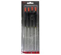 ZWIM Stepped Stick Float Set 4pc 0.75g 1.0g 1.5g 1.75g Trotting River Fishing Floats [21-0014]