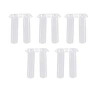 Zwindy 200 pcs Clear Plastic Eyeglasses Plug,5 Types Eyeglass Repair Fixing Tool for Rimless Glasses Fixing Accessories Tools(1.4/1.5/1.6/1.8/2.0mm).