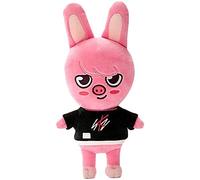 ZWJFDGQM Skzoo Plush Stray-K Doll Oreiller Cute Cartoon Anime in Peluche Chan/Leebit/Dwaekki/Jiniret/Han Quokka/Bbokari/Puppym/Foxi. NY Plush Toy for Stay (Dwaekki)