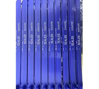 ZWL 200 Pack Blue Tite-Lock Plastic Tractor Truck Door Seal Tamper Evident Security Tags Numbered Safty Shipping Seals