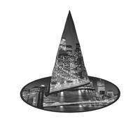 ZWLPNZZD (new york) Printed Foldable Halloween Hat Holiday Costume Cap Cosplay Party Witch Hats 1