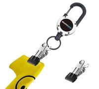 ZWOOGYM Never Lose Your Golf Headcover Retractable Clips, Your Will not be Losing Your Club Covers,Golf Club Accessories for Men and Women (white)