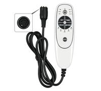 ZWP 8-pin Plug 6 Button DN-34C Remote Control Replacement for Huatean Home & homeokay Recliner Chair,5 Vibration Modes 3 Massage time Options, with Heat & Vibration, Circuit Board Inside Code DN-34C
