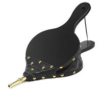 ZWPARTS Fireplace Bellows Large Wood Air Blower 17" x 7.5" Black Hand Bellow Pump with Hanging Cord for Outdoor Fire Pit Camping BBQ Grill