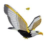 Zwpontia Bird Toy for Cats That Fly | Hangable Simulation Bird with Light Sound | Simulation Hangable Pet Supplies for Indoor Stimulating Play Eliminating Boredom Hunting Jumping