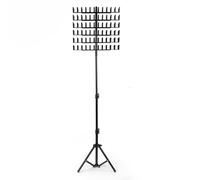 Zwpontia Braiding Hair Standing Rack Holder,41.5 * 13.8cm Hair Braiding Rack Stand,Iron Space Saving Divider Display Stand Efficient Organizer,for both salon and home environments