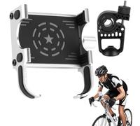 Zwpontia Cellphone Holder For Motorcycle | Motorcycle Cellphone Mount - Secure High-Speed Lock, Adjustable Smartphone Cradle, 360 Rotation For Cycling Electric Scooter