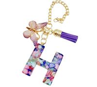 Zwpontia Cup Charm | Cup Letter Pendant With Butterfly And Tassel - Cute Trendy Modern Backpack Pendant, Water Bottle Jewelry For School Work Outdoor Hiking Beach