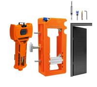 Zwpontia Door Hinge Template,Accurate Latch Installation Tool,Metal Multifunctional Installation Tool for Latch,Door Hinge Jig and Template Installation Kit, for Any Woodworker