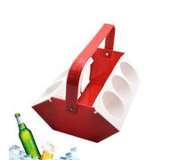 Zwpontia Drink Holder with Handle Beer Travel Carry with Ice Compartment