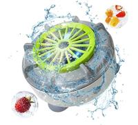 Zwpontia Fruit Spinner | Portable Fruit Wash Bowl,Automatic Food Purifier Electric Cleaning Machine for Kitchen Draining Daily Use Home Cooking Meal Prep Washing Salad Berry Meat