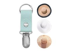 Zwpontia Hat Holder Magnetic Clip for Purse PU Leather Duckbill Magnetic