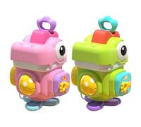 Zwpontia Kids Dinosaur | Sensory Busy Cube Travel Learning Toy | Hand Eye Coordination Sensory Cube Game for School Boy Girl Preschoolers Develop Skills Home Playtime Travel