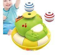 Zwpontia Lighted Kids Electric Toy,Lighted Blowing Ball Electric Toy with Sound - Cute Frog Elephant Design, Educational Game for Home School Preschoolers Boys Girls