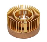 Zwpontia Teapot Warmers, Champagne Gold Luxury Coffee Mug Warmer for Desk, Home Decoration, Beverage Warmer for Coffee Tea Milk, Solid Wood Base