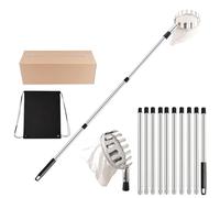 Zwpontia Tree Fruit Picker Tool | Fruit Picker Pole with Basket | Ergonomic Gadget Catcher Picking Equipment for Farm Garden Outdoor Home Agricultural