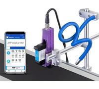 ZWQOZ App Working Online TIJ 2.5 Thermal Inkjet Printer, PortableCoding Machine, Automatic Assembly line Thermal Inkjet Date Barcode QR Code