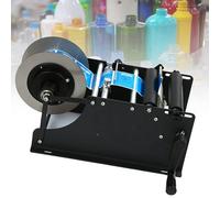 ZWQOZ Bottle Labelling Machine, Self-adhesive Labeling Semi-automatic Labeling Machine, Adjustable Bottle Labeling Machine, for Round Bottle on Food, Chemical, Cosmetic
