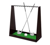 ZWQXZX Golfing Equipment Rack Golf Clubs Organizer Rack, Storage 13 Clubs Wooden Golf Club Holder Stand For Garage Home Gym Club