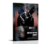 ZWSYHJ Birds in The Trap Sing McKnight by Travis ScottRetro Aesthetic Canvas Wall Paintings Various Styles of Printmaking Bedroom Wall DecorFrame-style20x30inch(50x75cm)