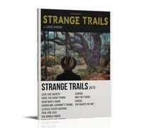 ZWSYHJ Lord Huron Strange TrailsRetro Aesthetic Canvas Wall Paintings Various Styles of Printmaking Bedroom Wall DecorFrame-style12x18inch(30x45cm)