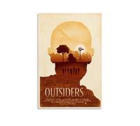 ZWSYHJ The OutsidersRetro Aesthetic Canvas Wall Paintings Various Styles of Printmaking Bedroom Wall DecorUnframe-style08x12inch(20x30cm)
