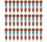 ZWTPGKRD 1 Set Lovely Sports Ball Shaped Multicolor Ballpoint Pens Team School Writing and Note Taking Innovation Ballpoint Pen