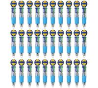 ZWTPGKRD 1 Set Lovely Sports Ball Shaped Multicolor Ballpoint Pens Team School Writing and Note Taking Innovation Ballpoint Pen