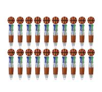 ZWTPGKRD 1 Set Lovely Sports Ball Shaped Multicolor Ballpoint Pens Team School Writing and Note Taking Innovation Ballpoint Pen