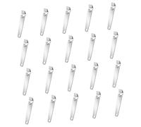 ZWTPGKRD 20pcs Stainless Steel Miniature Bottle Openers Safe Rounded Edges for Comfortable Grip Efficient Opening Device Portable Bottle Opener