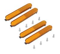 ZWTPGKRD 2Set Reflective Scooter Rear Side Wheel Covers Electric Side Reflective Strap Wheel Covers Protect Shell Electric Scooter Side Reflective Strap