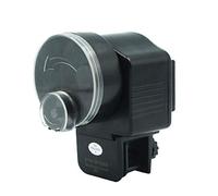 ZWTPGKRD Adjustable Black Auto Feeders Feeder Dispenser Timer With LCD Fish Feeder Black Digital Automatic Food Dispenser Aquarium Heater Light Thermometers Gravel Sand Decorations Filter Tank Wool