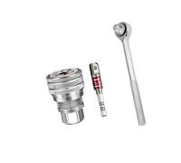 ZWTPGKRD Adjustable Universally Socket Wrench, Manual Socket Wrench,Sleeve, 10mm-19mm Universally Socket Tool for 3/8" Drive
