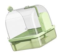 ZWTPGKRD Automatic Bird Bathhouse Bathtub Parrots Shower Box With Multiple Tap Multifunctional Bird Bathtub Indoor Parakeets Bath