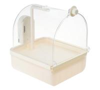 ZWTPGKRD Automatic Bird Bathhouse Bathtub Parrots Shower Box With Multiple Tap Multifunctional Bird Bathtub Indoor Parakeets Bath