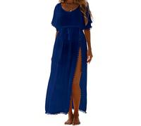 ZWTPGKRD Cover Up Garment Quick Drying Polyester Breathable Design Long Skirt Suitable for Beach Walks and Outdoor Activity Beach Dress