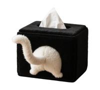 ZWTPGKRD Decorative Fleece Tissue Dispenser Featuring Fun Cats Designs for Organization and Daily Convenience Tissue Dispenser