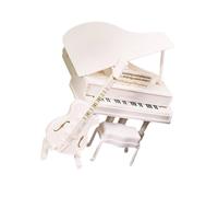 ZWTPGKRD Dollhouses Miniature Music Room Set With Piano Cello Stool Wooden Musical Instrument Accessories For Scene Display Dollhouses Miniature Piano