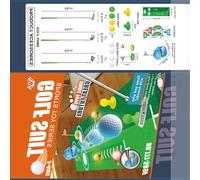 ZWTPGKRD Educational Golfing Toy Three Wheeled Kids Including Recovery Feature and Realistic Addons for Learning and Fun Tasks Polystyrene Golfing Set