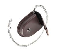 ZWTPGKRD Elegant Pocket Watch Storage Pouches PU Leather Case Travel Friendly Design Secure Protections Scratch Resistance Pocket Case