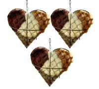 ZWTPGKRD Elegant Simple Iron Bird Nest Heart Shape Garden Yard Decoration Craft for Home Ornament Home Decoration