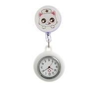 ZWTPGKRD Hanging Lapel Nurse Watch with Silicone Brooch Clip On Design for Quick Time Check Clinics Setting Hospital Professional Nurse Watch
