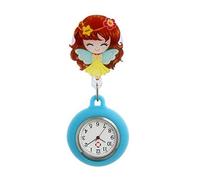 ZWTPGKRD Hanging Lapel Nurse Watch with Silicone Brooch Clip On Design for Quick Time Check Clinics Setting Hospital Professional Nurse Watch