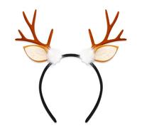 ZWTPGKRD Holiday Spirits Reindeer Antlers Headbands Holiday Accessory White Reindeer Antlers Headband For Costume Dresses Up Christmas Dresses Up Accessory